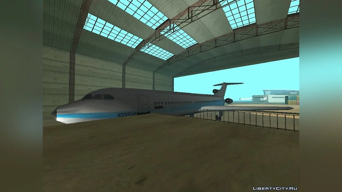 DMA Airtrain from GTA III v1.0 / GTA San Andreas