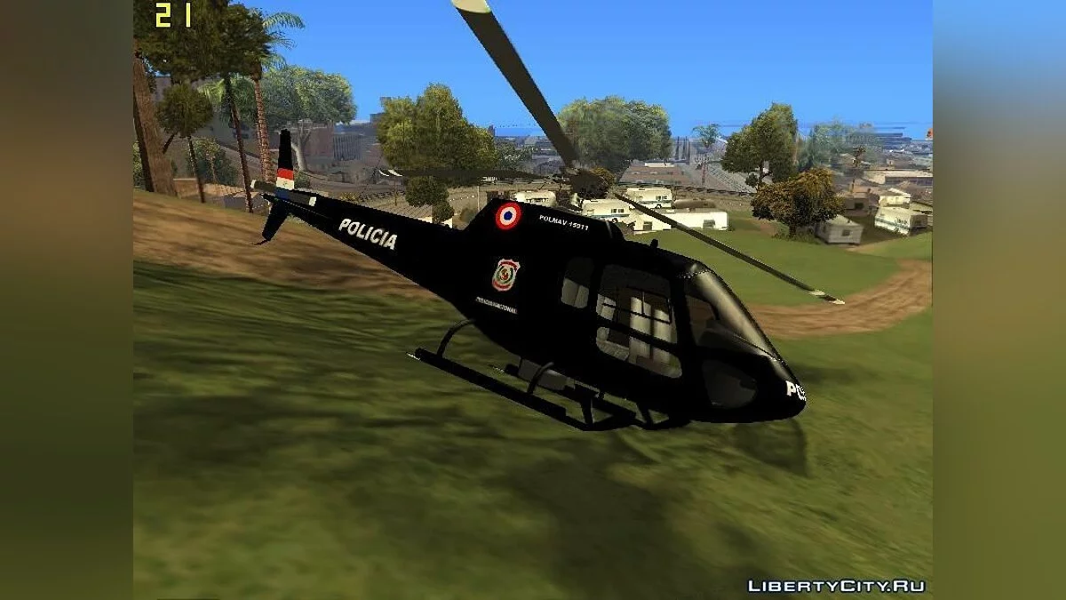 Helicopter - Policia Nacional del Paraguay / GTA San Andreas