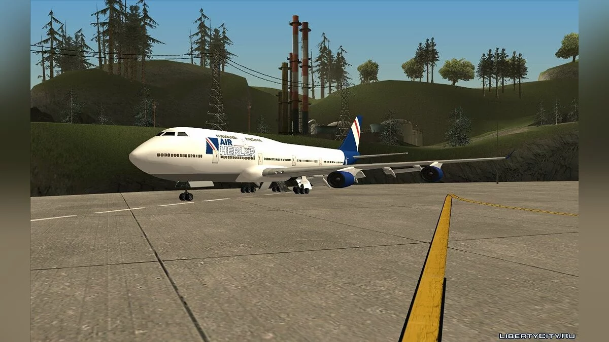 GTAV Jumbo Jet v1.0 / GTA San Andreas