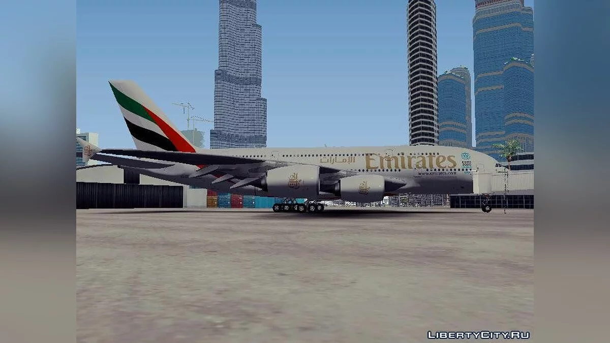 Airbus A380 Emirates Expo 2020 Dubai / GTA San Andreas