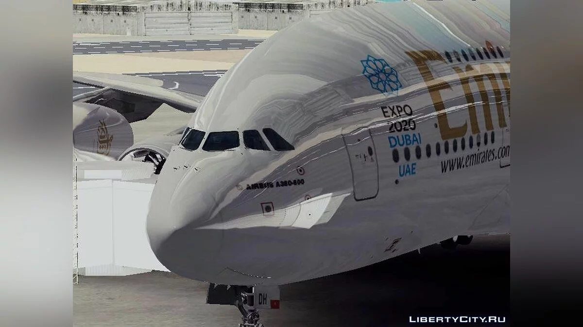 Airbus A380 Emirates Expo 2020 Dubai / GTA San Andreas