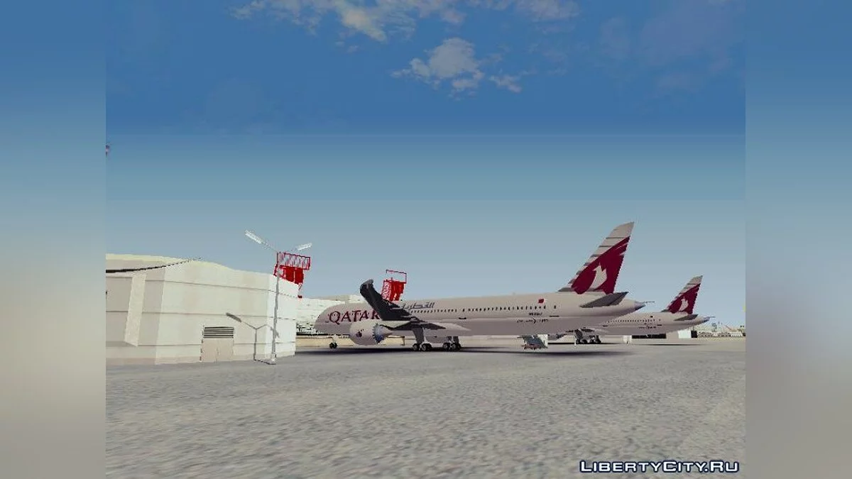 Boeing 787 Qatar Airways / GTA San Andreas