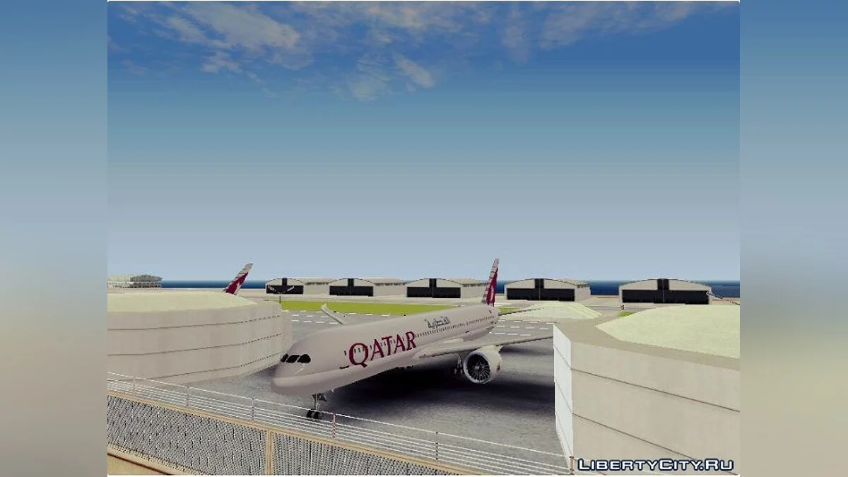 Boeing 787 Qatar Airways / GTA San Andreas
