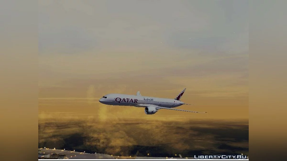 Boeing 787 Qatar Airways / GTA San Andreas
