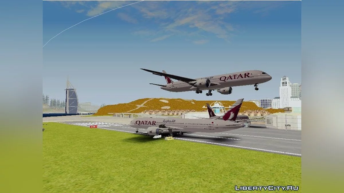 Boeing 787 Qatar Airways / GTA San Andreas
