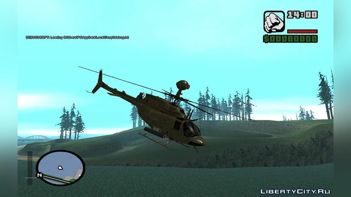 OH-58D Croatian Air Force / GTA San Andreas