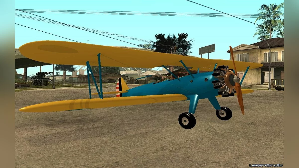 PT 17 Stearman Biplane / GTA San Andreas