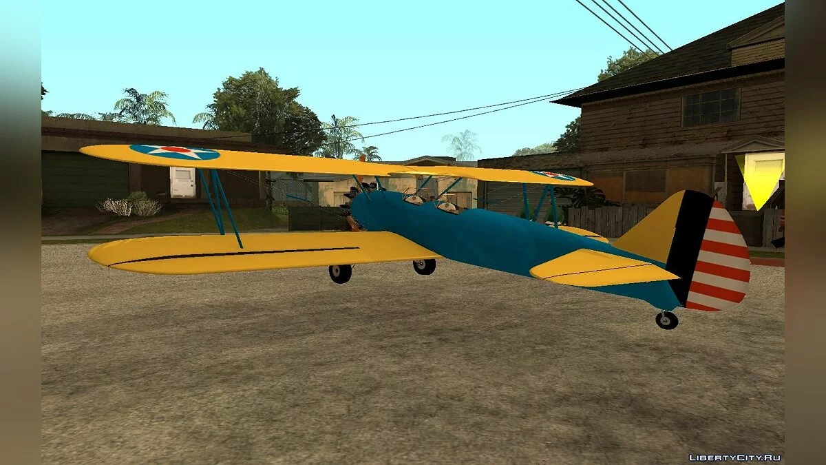 PT 17 Stearman Biplane / GTA San Andreas