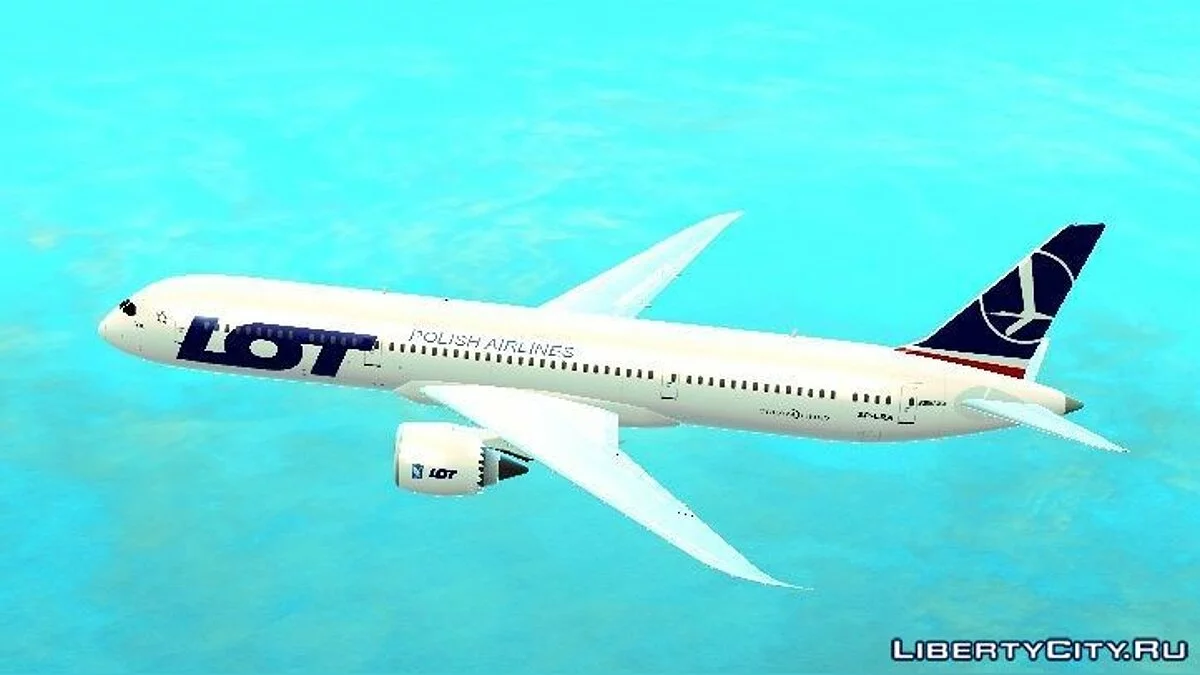 LOT Polish Airlines Boeing 787 Dreamliner / GTA San Andreas