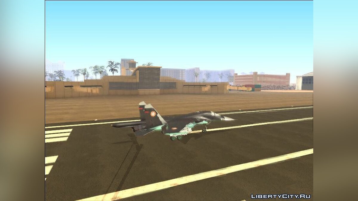 Скачать Su-34 Black Duck для GTA San Andreas