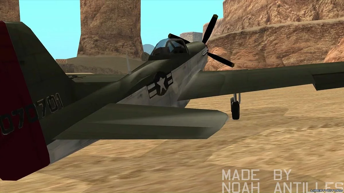 Rustler - P51 Mustang / GTA San Andreas