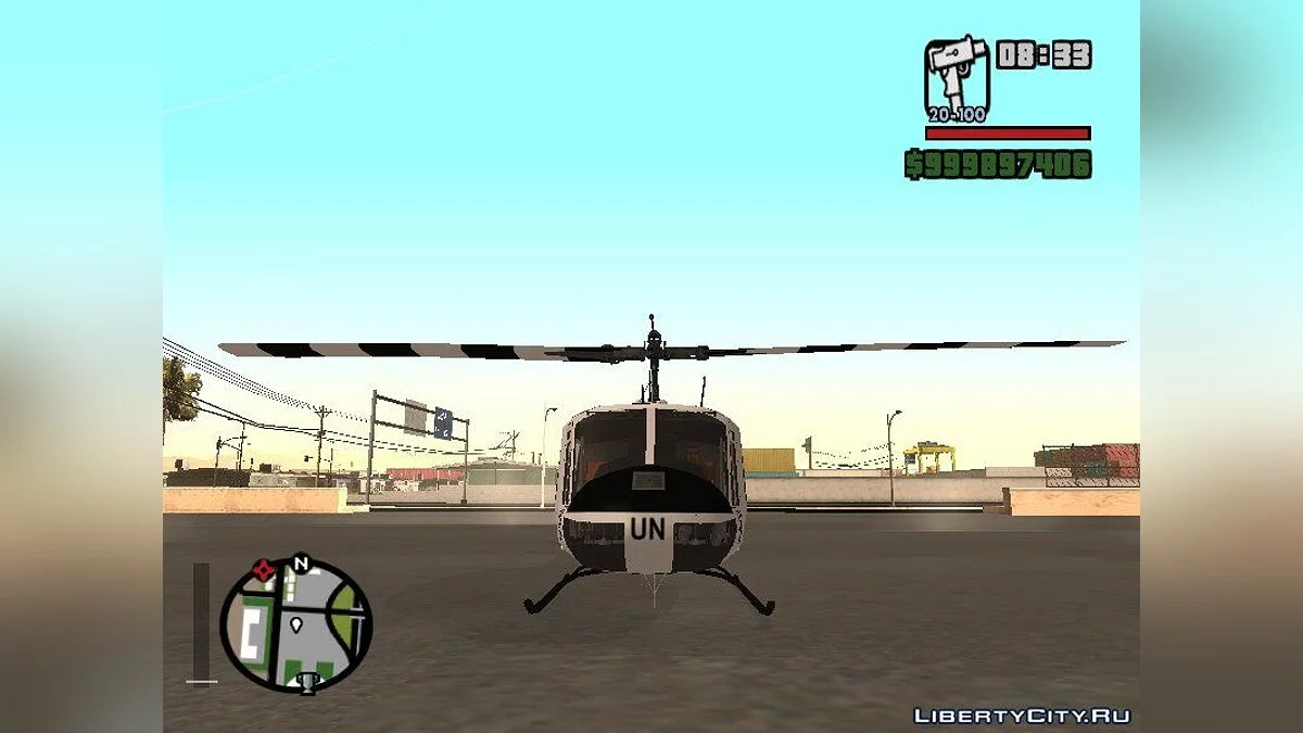 Bell UH-1 Huey United Nations - Военный вертолёт / GTA San Andreas