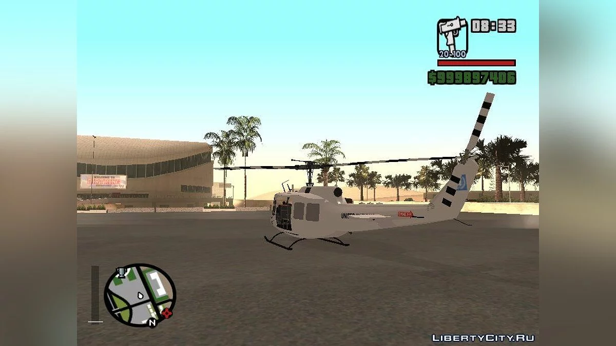 Bell UH-1 Huey United Nations - Военный вертолёт / GTA San Andreas
