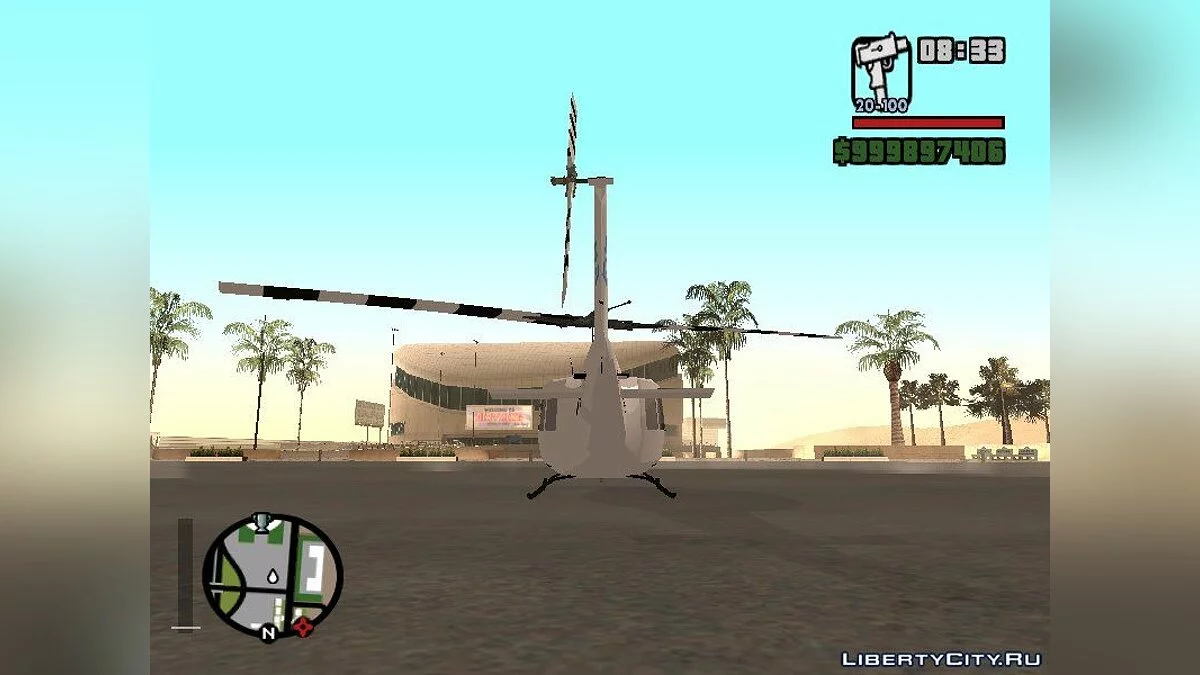 Bell UH-1 Huey United Nations - Военный вертолёт / GTA San Andreas