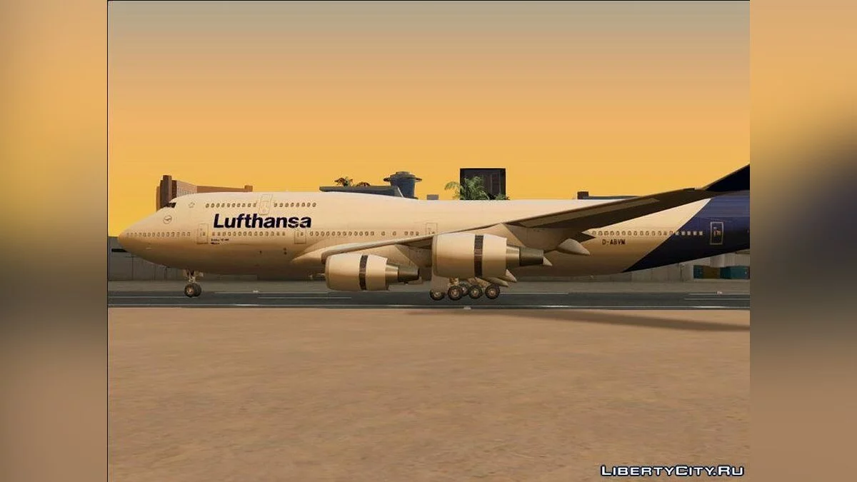 Boeing 747-400 GE CF6-80C2 / GTA San Andreas