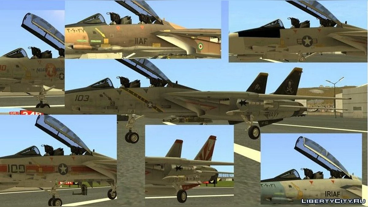 F-14 Tomcat improved / GTA San Andreas