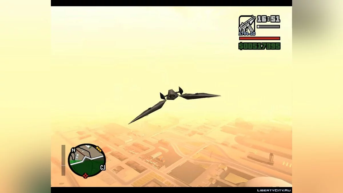 Arwing Mod / GTA San Andreas