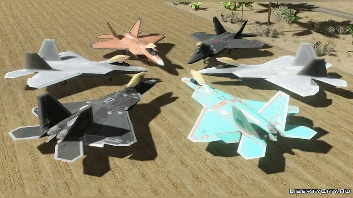 F-22 Raptor / GTA San Andreas