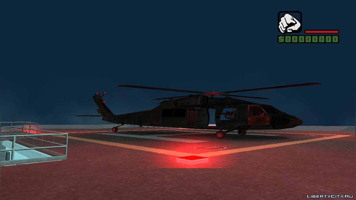 Скачать UH-60 (Black Hawk) из игры F.E.A.R для GTA San Andreas