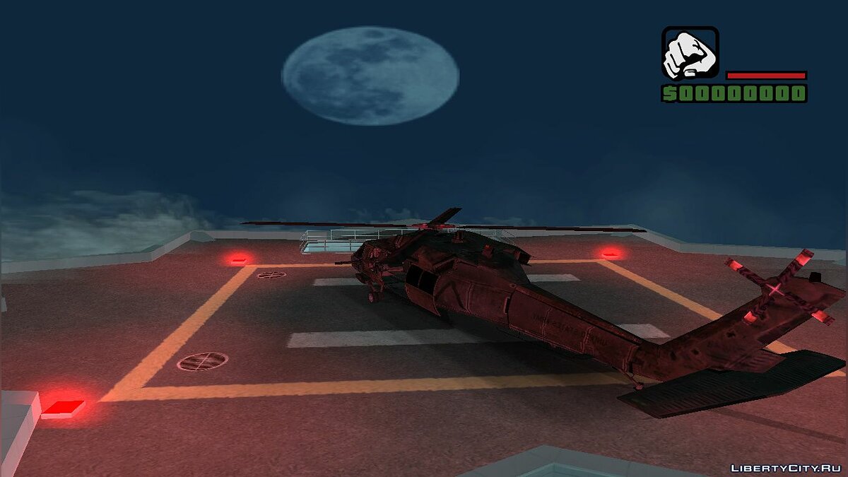 Скачать UH-60 (Black Hawk) из игры F.E.A.R для GTA San Andreas