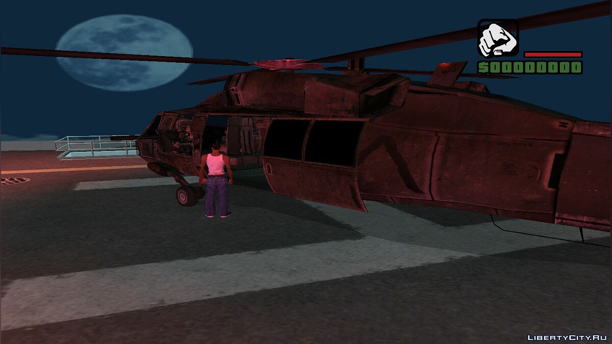 Скачать UH-60 (Black Hawk) из игры F.E.A.R для GTA San Andreas