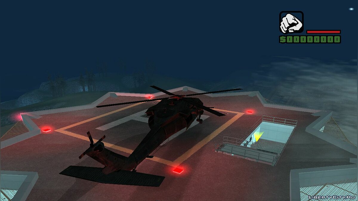 Скачать UH-60 (Black Hawk) из игры F.E.A.R для GTA San Andreas