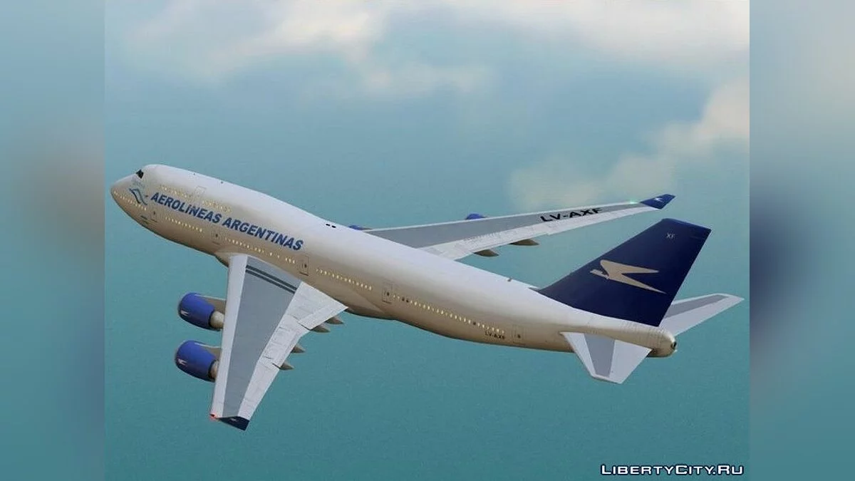 Boeing 747-400 GE CF6-80C2 / GTA San Andreas