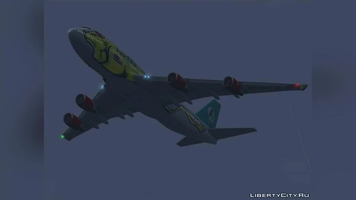 Boeing 747-400 GE CF6-80C2 / GTA San Andreas