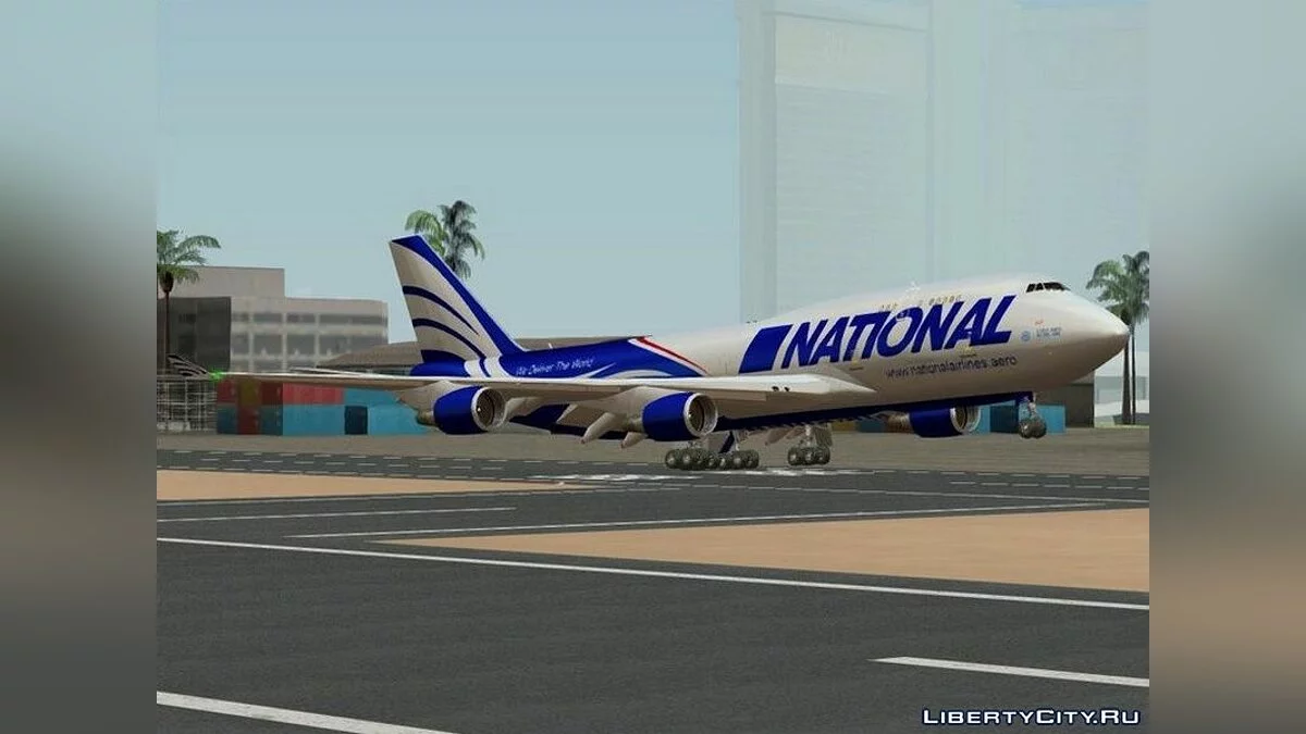 Boeing 747-400 GE CF6-80C2 / GTA San Andreas