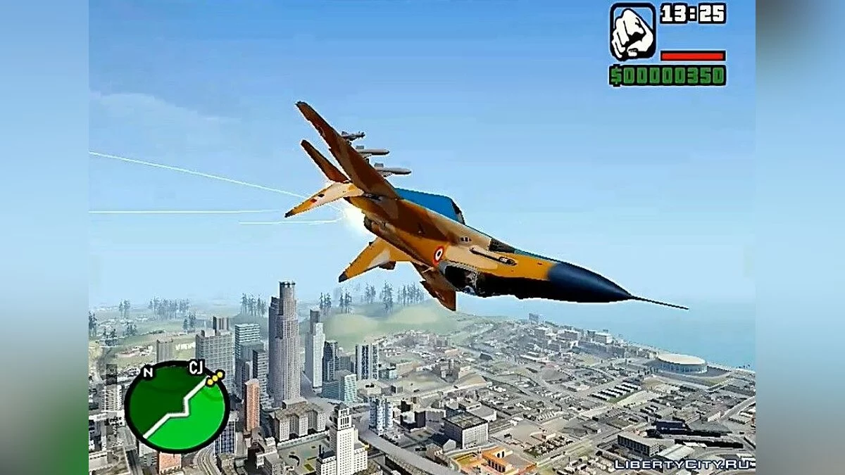 МиГ-39 египетские воздушные силы / GTA San Andreas