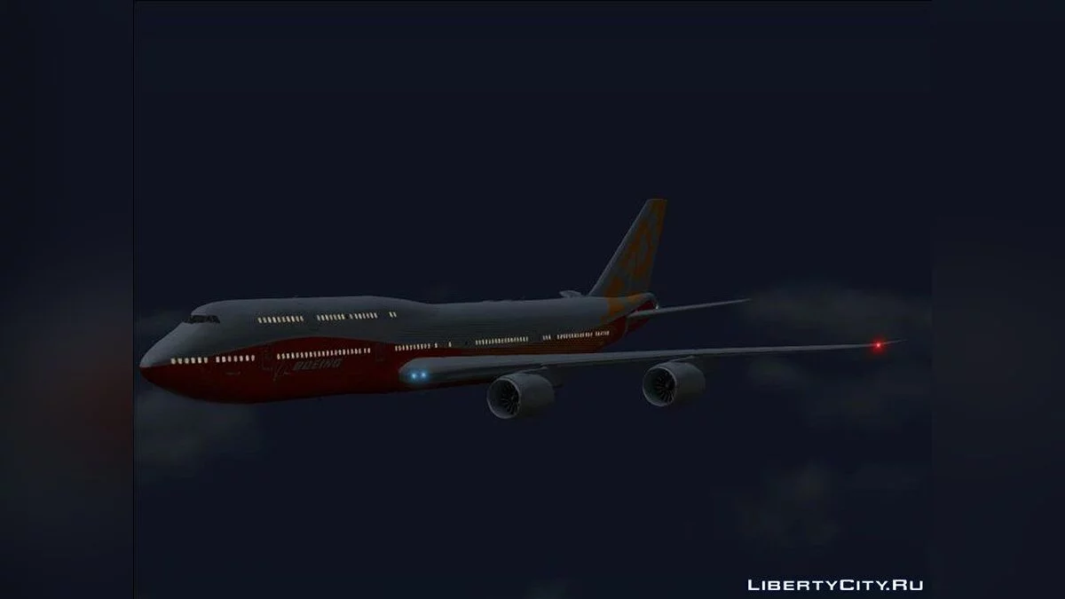 Boeing 747-8i / GTA San Andreas
