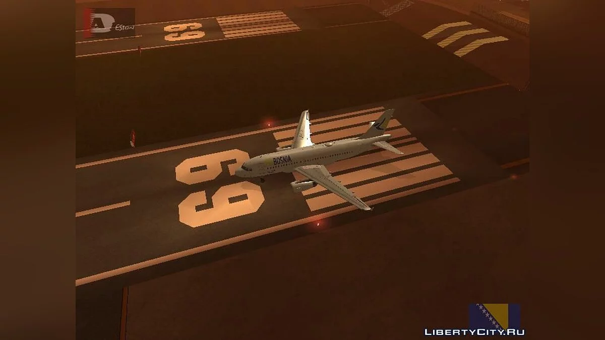 Аэробус A319 100 FLYBOSNIA  / GTA San Andreas