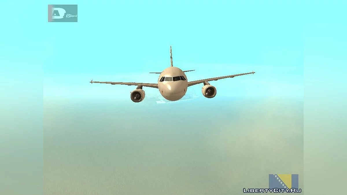 Аэробус A319 100 FLYBOSNIA  / GTA San Andreas