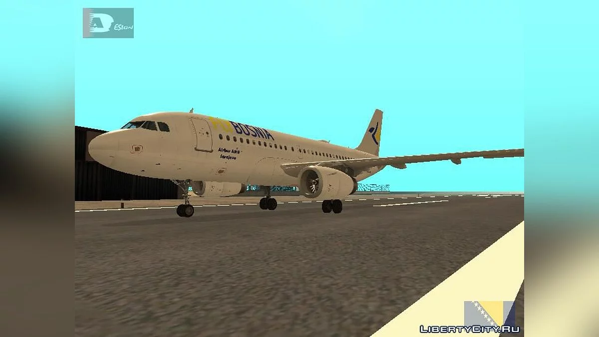 Аэробус A319 100 FLYBOSNIA  / GTA San Andreas
