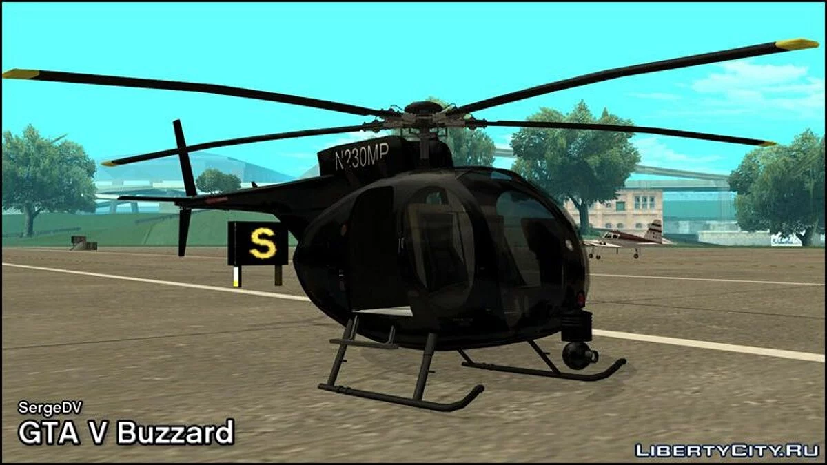 Пак вертолетов Buzzard из GTA 4 и GTA 5 / GTA San Andreas