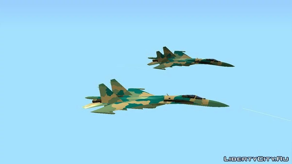 Sukhoi Su 27 Flanker / GTA San Andreas