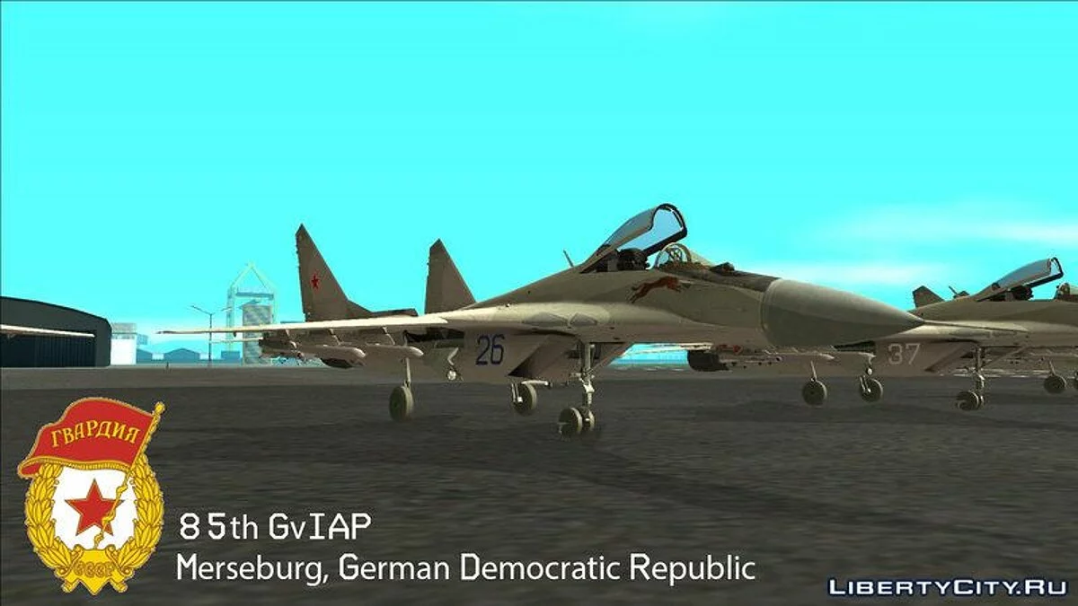 Soviet Air Force / Navy MiG-29 Fulcrum / GTA San Andreas