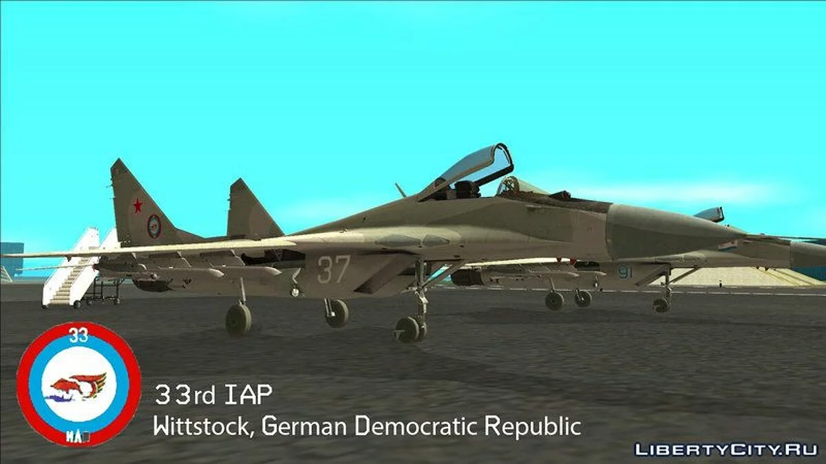 Soviet Air Force / Navy MiG-29 Fulcrum / GTA San Andreas