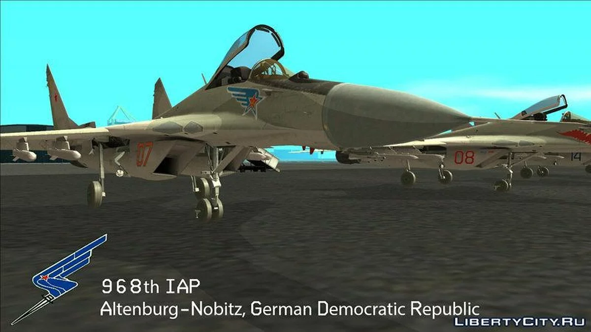 Soviet Air Force / Navy MiG-29 Fulcrum / GTA San Andreas