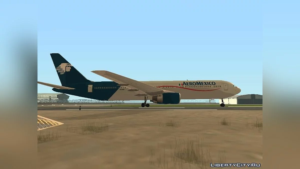 Boeing 767-300 AeroMexico V2 / GTA San Andreas
