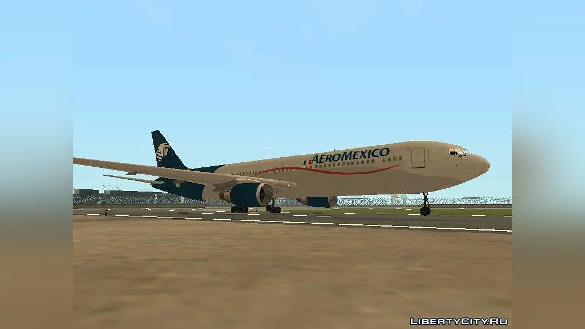 Boeing 767-300 AeroMexico V2 / GTA San Andreas