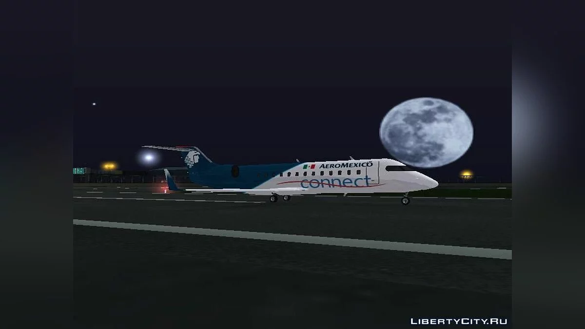 Buckingham Starjet (Civilian Miljet) Aeromexico Connect V2 / GTA San Andreas
