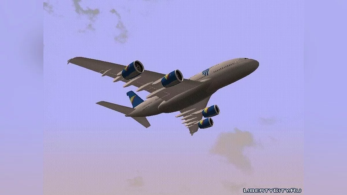 EGYPT AIR BUS A380 - 800 / GTA San Andreas