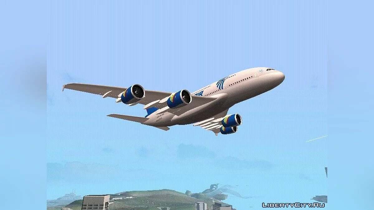 EGYPT AIR BUS A380 - 800 / GTA San Andreas
