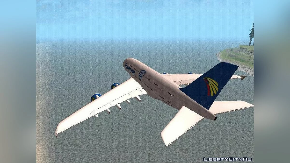 EGYPT AIR BUS A380 - 800 / GTA San Andreas