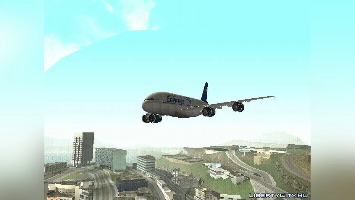 EGYPT AIR BUS A380 - 800 / GTA San Andreas