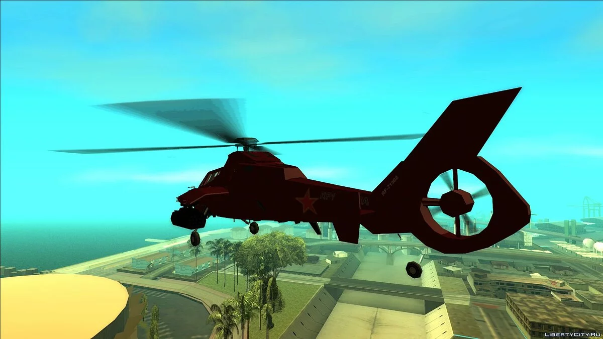 Akula Stealth Helicopter из GTA Online / GTA San Andreas