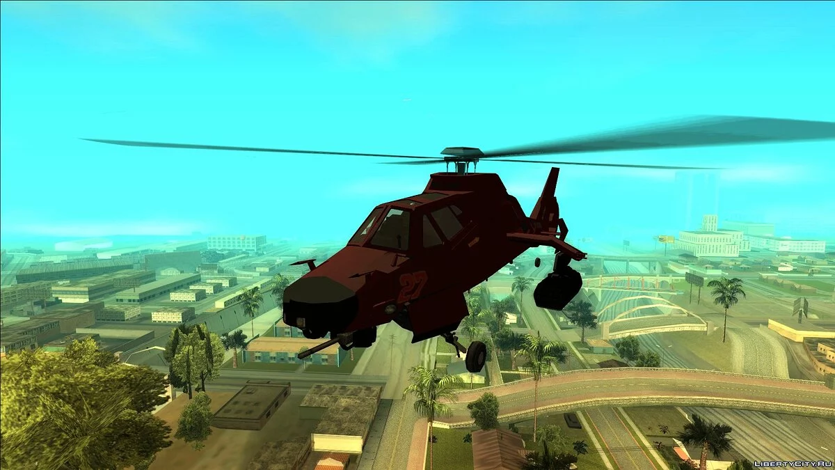 Akula Stealth Helicopter из GTA Online / GTA San Andreas