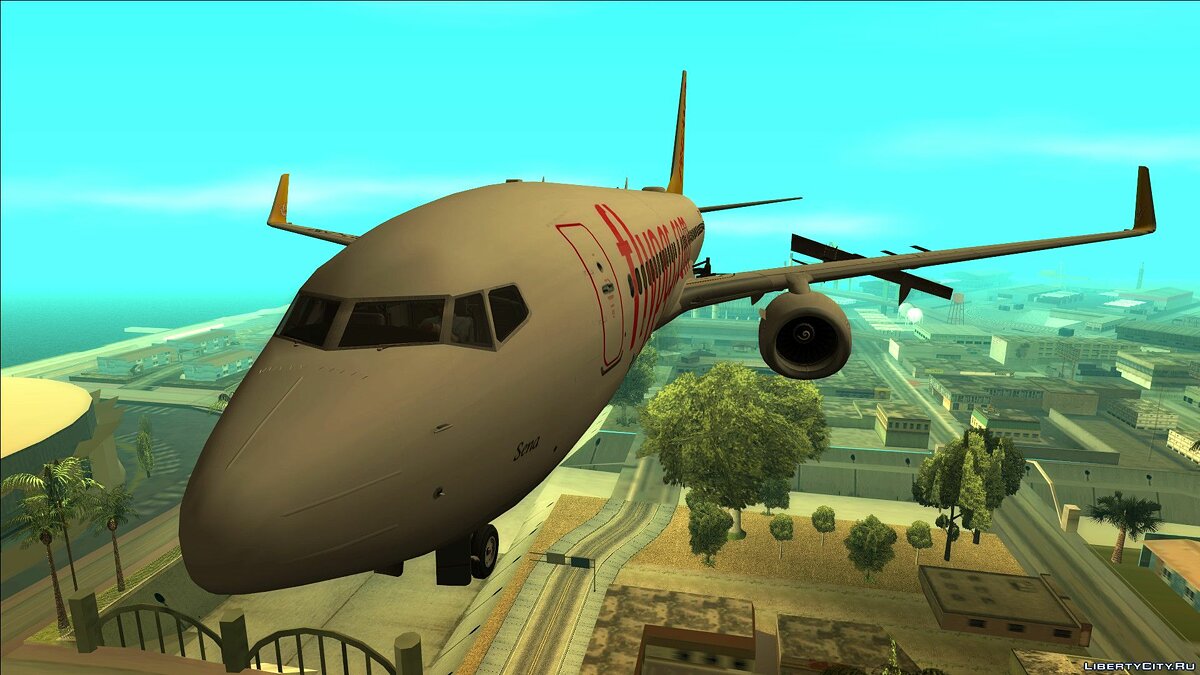 Скачать Pegasus Airlines Boeing 737-82R для GTA San Andreas