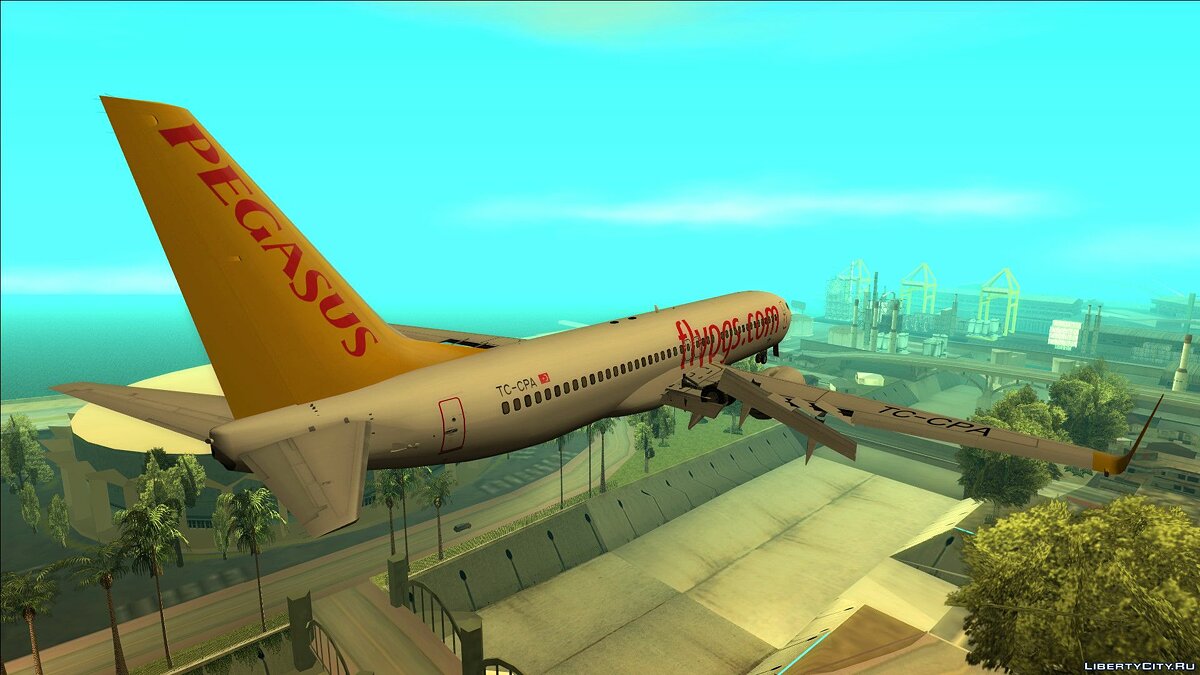 Скачать Pegasus Airlines Boeing 737-82R для GTA San Andreas